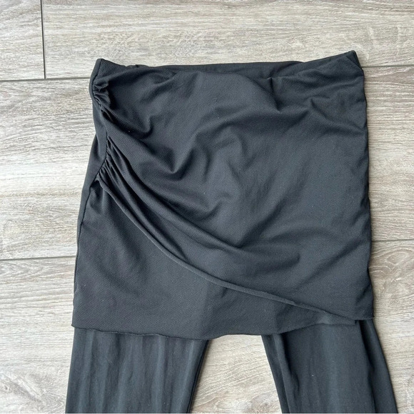 Cabi Black Mesh Skirted  Leggings - Picture 5 of 14